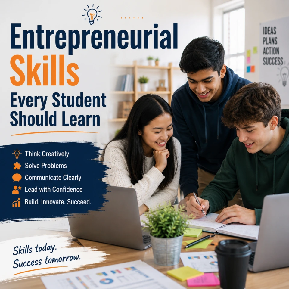 Entrepreneurial Skills Every Student Should Learn to Succeed in School, College, and Beyond